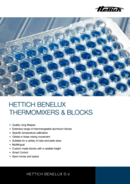 Thermomixers brochure
