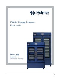 Brochure | Platelet Storage Systems Floor Model Pro Line