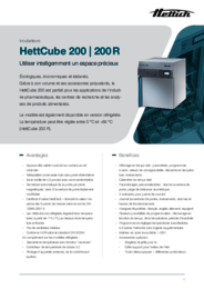 Feuillets d'information | HettCube 200 | 200 R