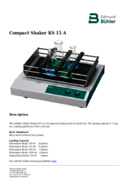 Bühler Compact Shaker KS 15 A