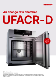 Memmert UFACR-D Air Change Rate Chamber
