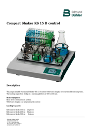 Bühler Compact Shaker KS 15 B Control