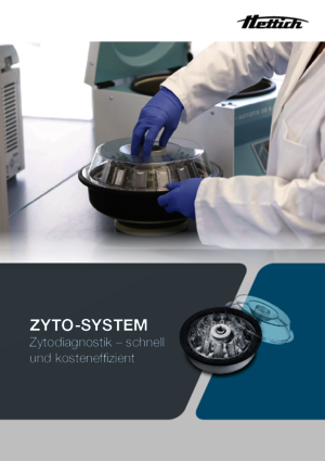 CYTO-Broschüre zur Präsentation der Laborprodukte und -lösungen von Hettich