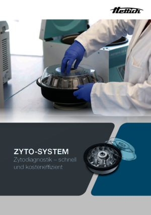 CYTO-Broschüre zur Präsentation der Laborprodukte und -lösungen von Hettich