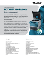 Datenblatt | ROTANTA 460 Robotic