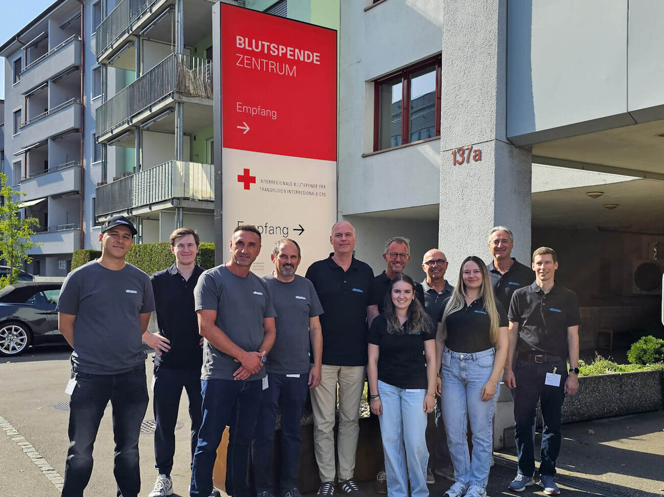 The Hettich Team at Blutspende Bern